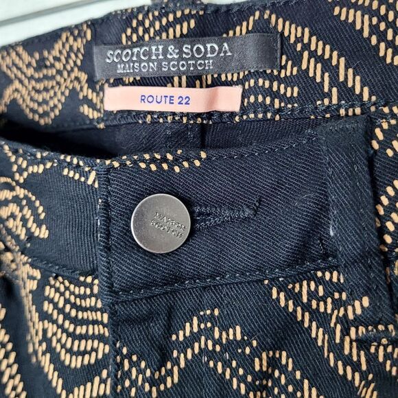 Scotch & Soda Route 22 Cropped Kick Flare Jeans Size 28 - Picture 6 of 12